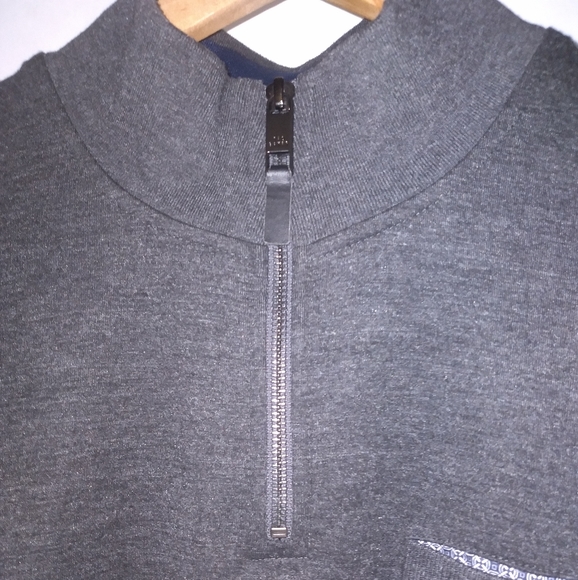 Ted Baker London shirt 1/4 zip causal men's pullover Sweater size xl - Picture 13 of 14